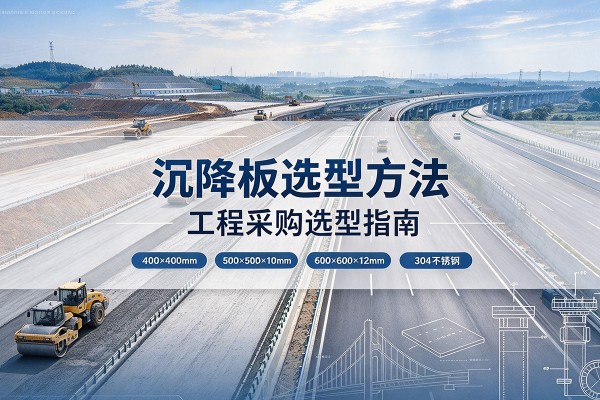 合江沉降板选择方法