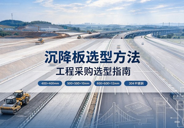 合江沉降板选择方法